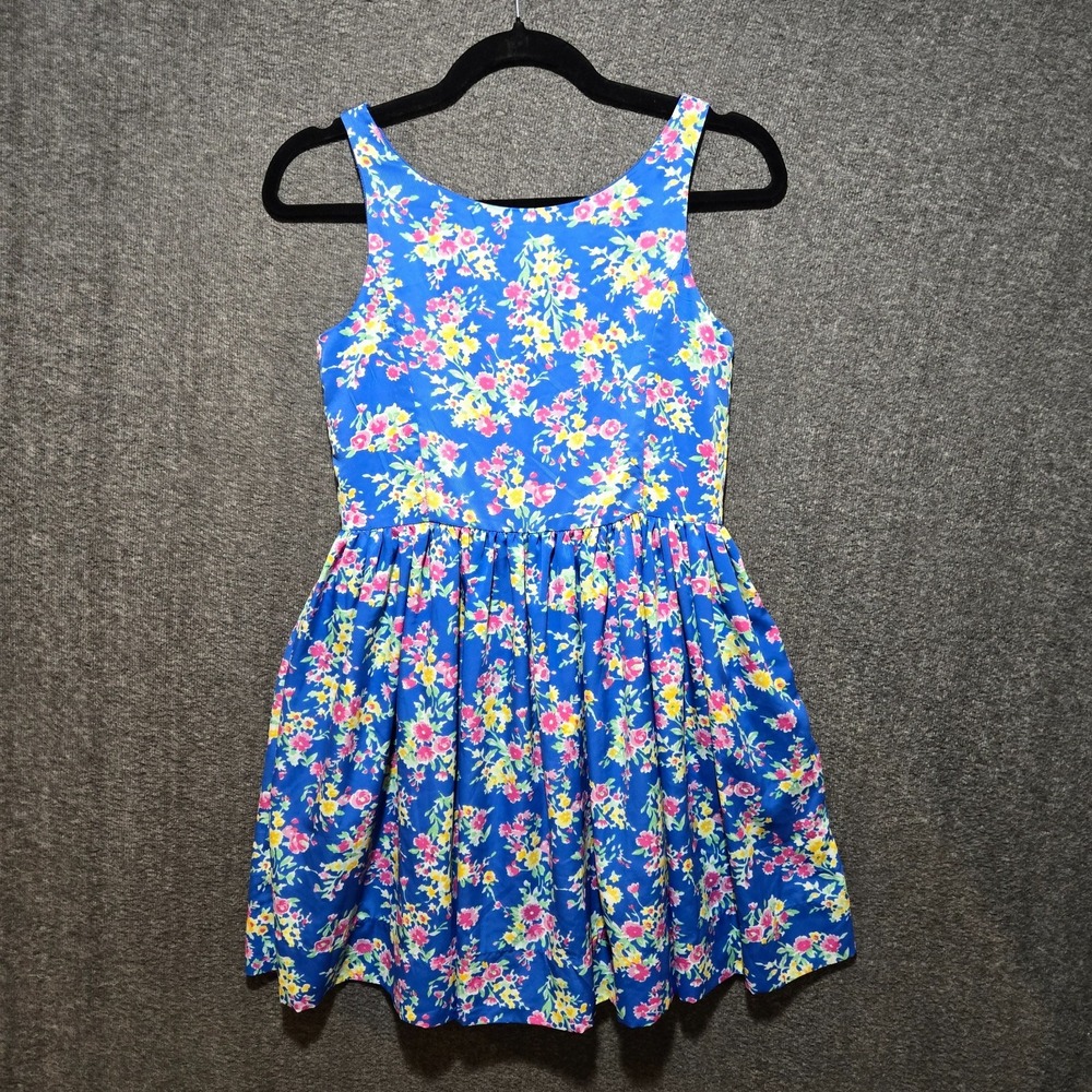 Girls Ralph lauren Polo Dress Size 12 Floral Sleeveless Sunday Dress